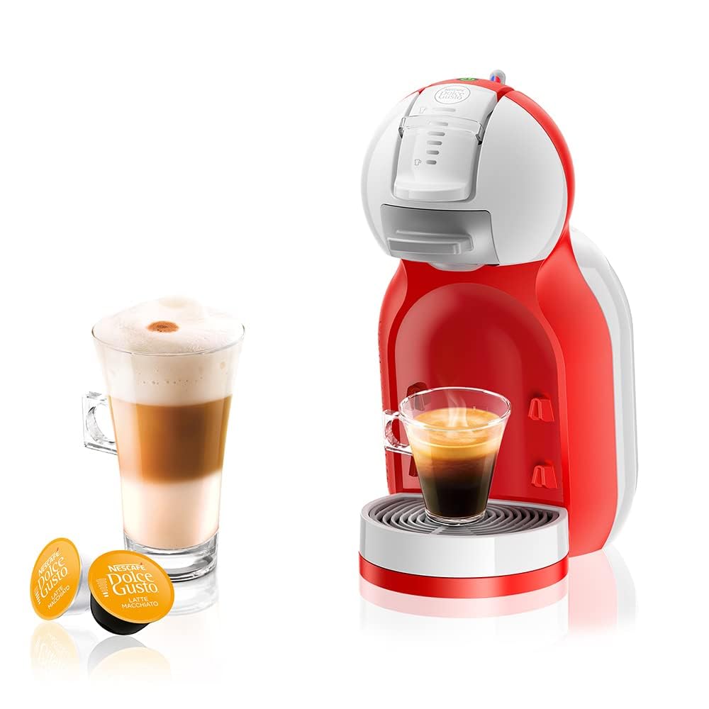 Nescafe Dolce Gusto by De'Longhi - MINI ME Automatic Capsule Coffee Machine, Compact & Powerful up to 15 Bar Pressure, Cappuccino, Grande, Tea, Hot Chocolate & Espresso Coffee Maker, EDG305.WR Nescafe Dolce Gusto by De'Longhi - MINI ME Automatic Capsule Coffee Machine, Compact & Powerful up to 15 Bar Pressure, Cappuccino, Grande, Tea, Hot Chocolate & Espresso Coffee Maker, EDG305.WR